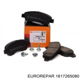 Plaquettes de frein Eurorepar 1617265080