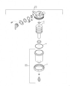 Séparateur eau/carburant New Holland VV11980255700