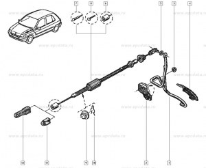 Palier d'articulation Renault 7700796574