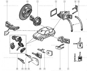 Bouchon de réservoir Renault 7700829695