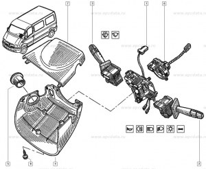 Commutateur Renault 7701039794