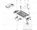 Axe planche AR Renault 7701203285