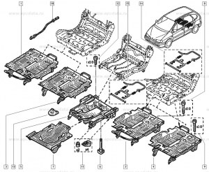 Collection palonnier Renault 7701206825