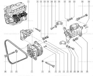 Vis H M10X150-55 10-9 SA3GS Renault 7703101534