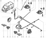 Cable d'antenne Renault 8200685116