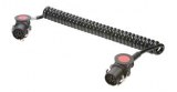 Câble spiralé 24V - 15 broches - cordon 4,50m Erich Jaeger 641328