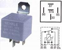 RELAIS INV 24V-10/20A AVEC DIODE